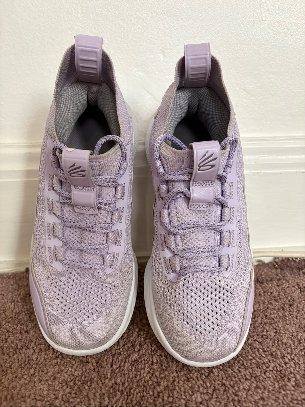 Under Armour Lilac Knit Women's Athletic Sneakers